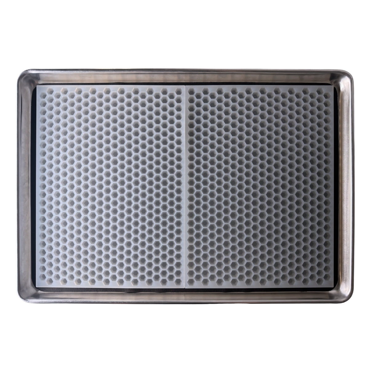 1 mL Hexagon Gem Mold - Sharp Half Sheet - 470 Cavities