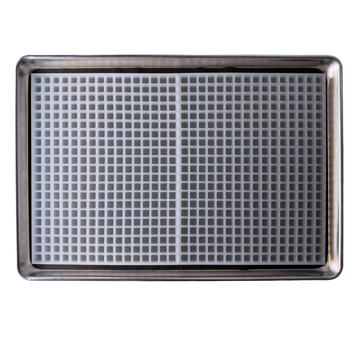 2 mL Square Gummy Mold - Sharp Half Sheet - 336 Cavities