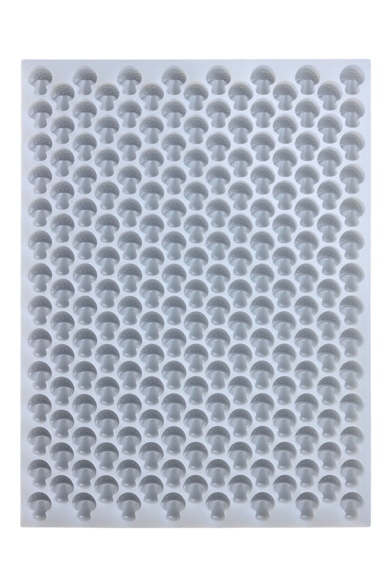 3.2 mL Mushroom Gummy Mold - Sharp Half Sheet - 203 Cavities