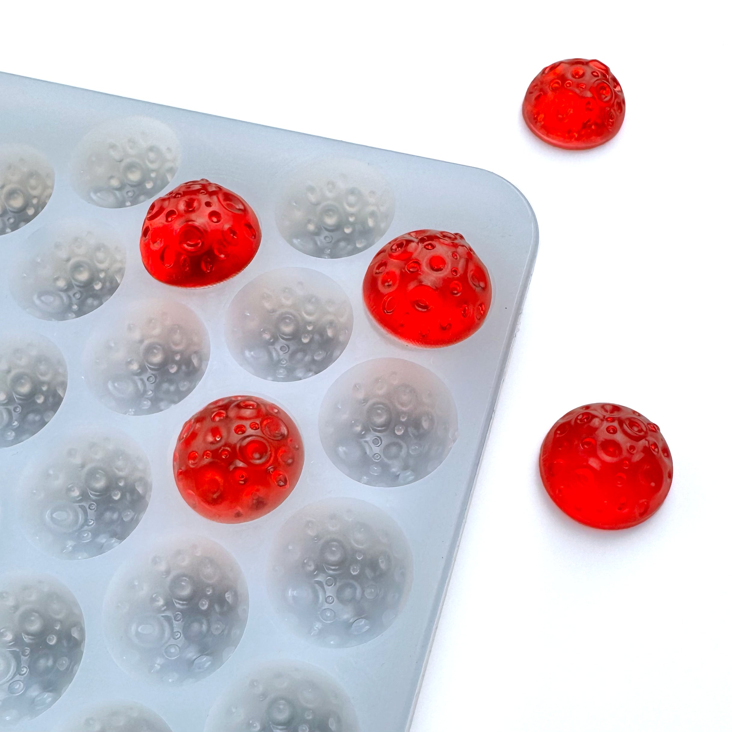 3.2 mL Moon Bon Bon Gummy Mold - Half Sheet - 195 Cavities