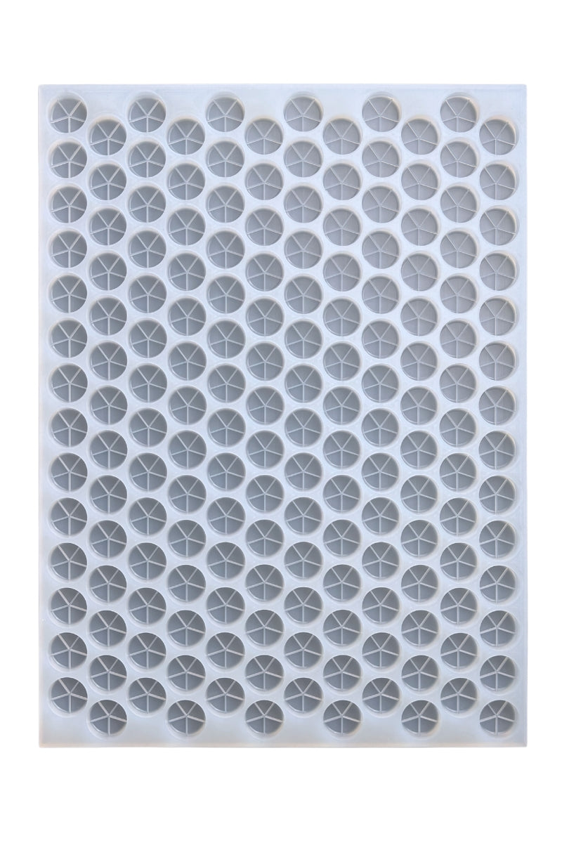 3.5 mL Disc Breaker Gummy Mold - Sharp Half Sheet - 168 Cavities