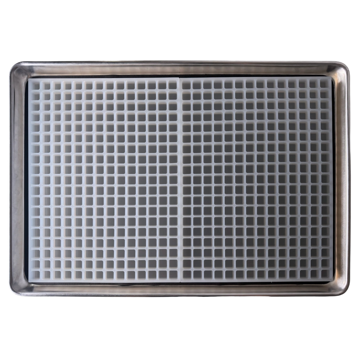 3 mL Square Gummy Mold - Sharp Half Sheet - 266 Cavities