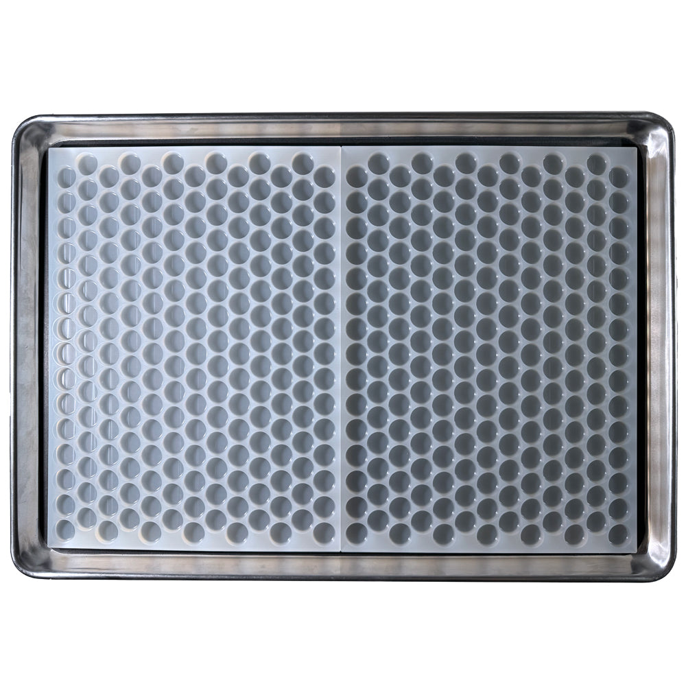3ml Disc Silicone Mold Half Sheet, Flood and Scrape