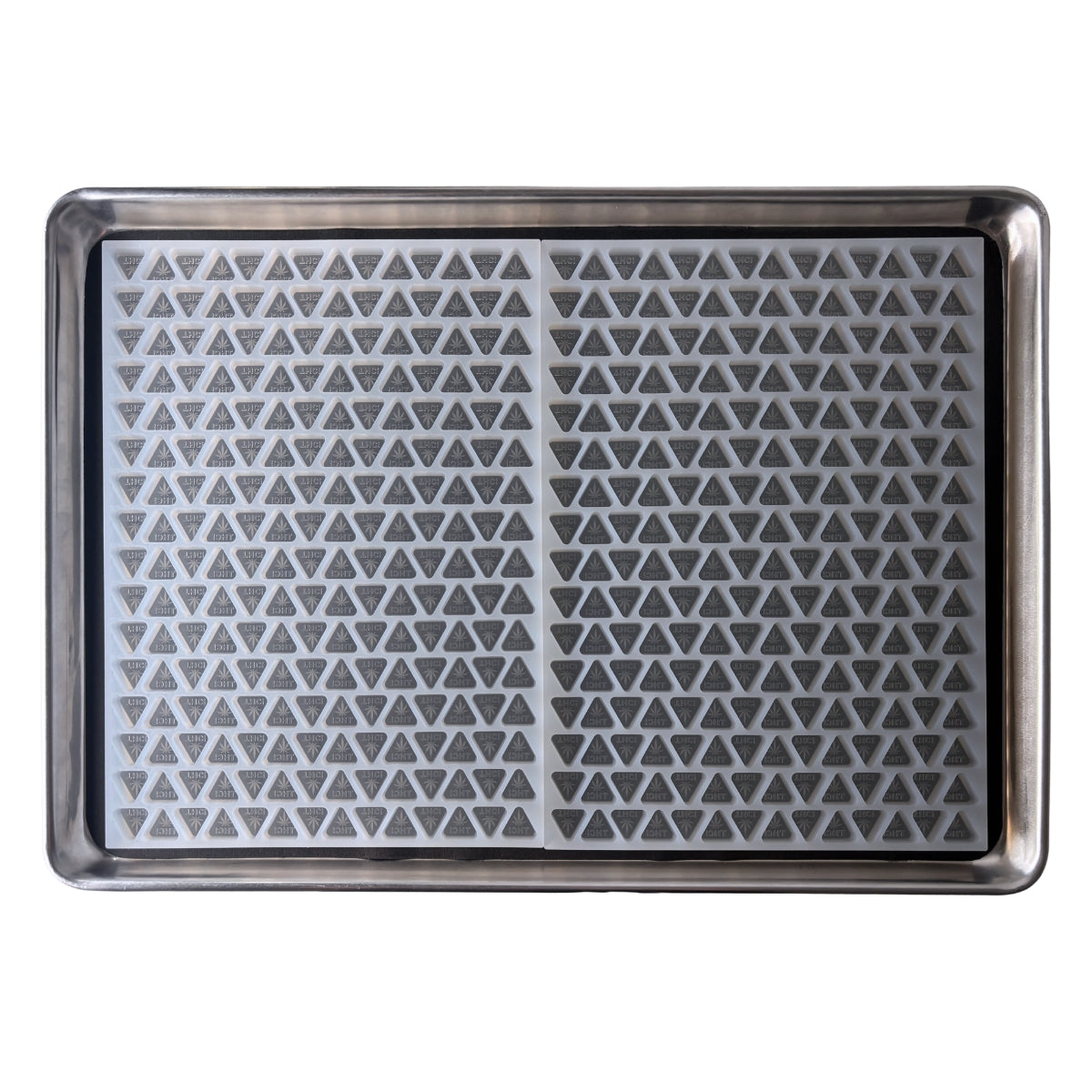 3 mL Gummy Mold - NY THC Logo Mold - Sharp Half Sheet - 224 Cavities