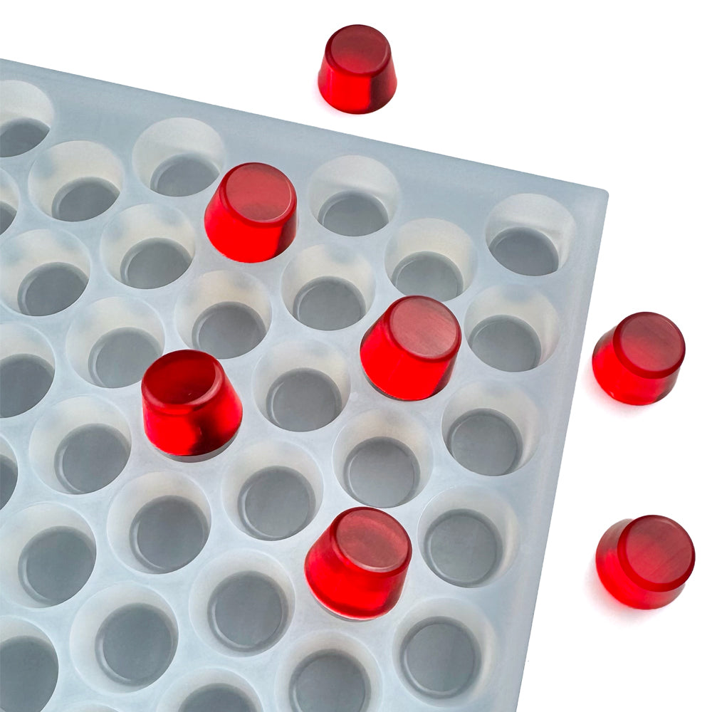 3 mL Rolo Shape Gummy Mold - Sharp Half Sheet - 263 Cavities