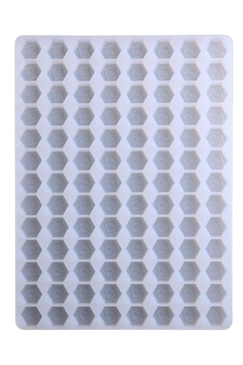 4.6 mL Hexagon Gummy Mold - CO, OH, NM & FL THC Logo Mold - Universal Depositor - 104 cavities
