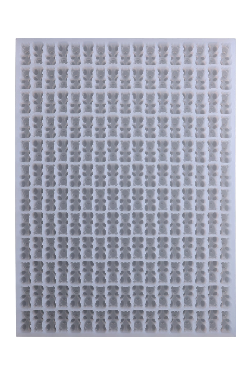 4 mL Gummy Bear Mold - Sharp Half Sheet - 204 Cavities
