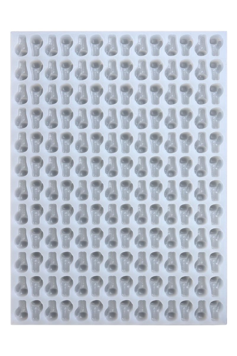 4 mL Boxing Gloves Gummy Mold - Sharp Half Sheet - 168 Cavities