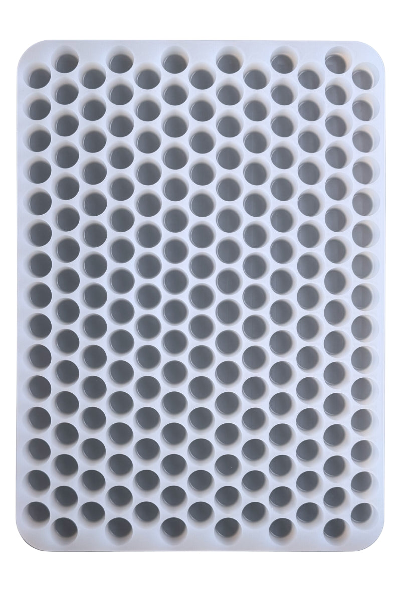 5 mL Rolo Shape Gummy Mold - Half Sheet - 201 Cavities