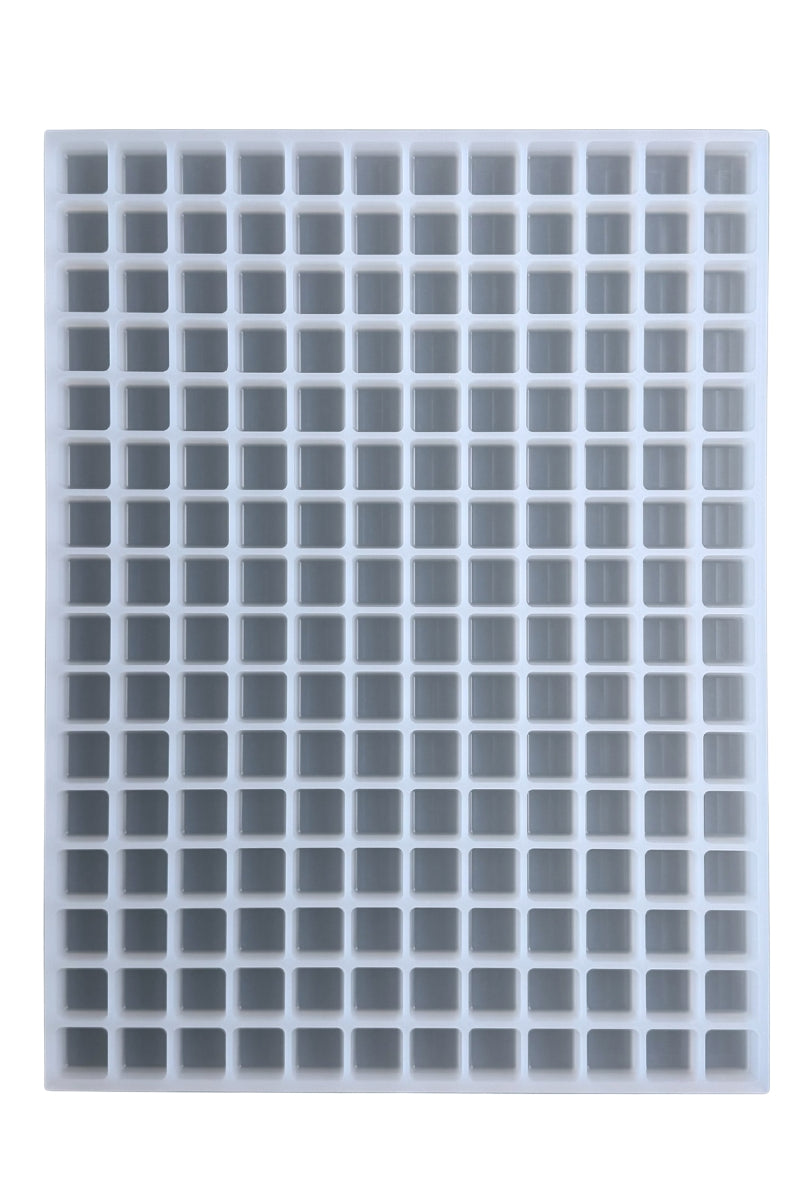 5 mL Square Gummy Mold - Sharp Half Sheet - 192 Cavities