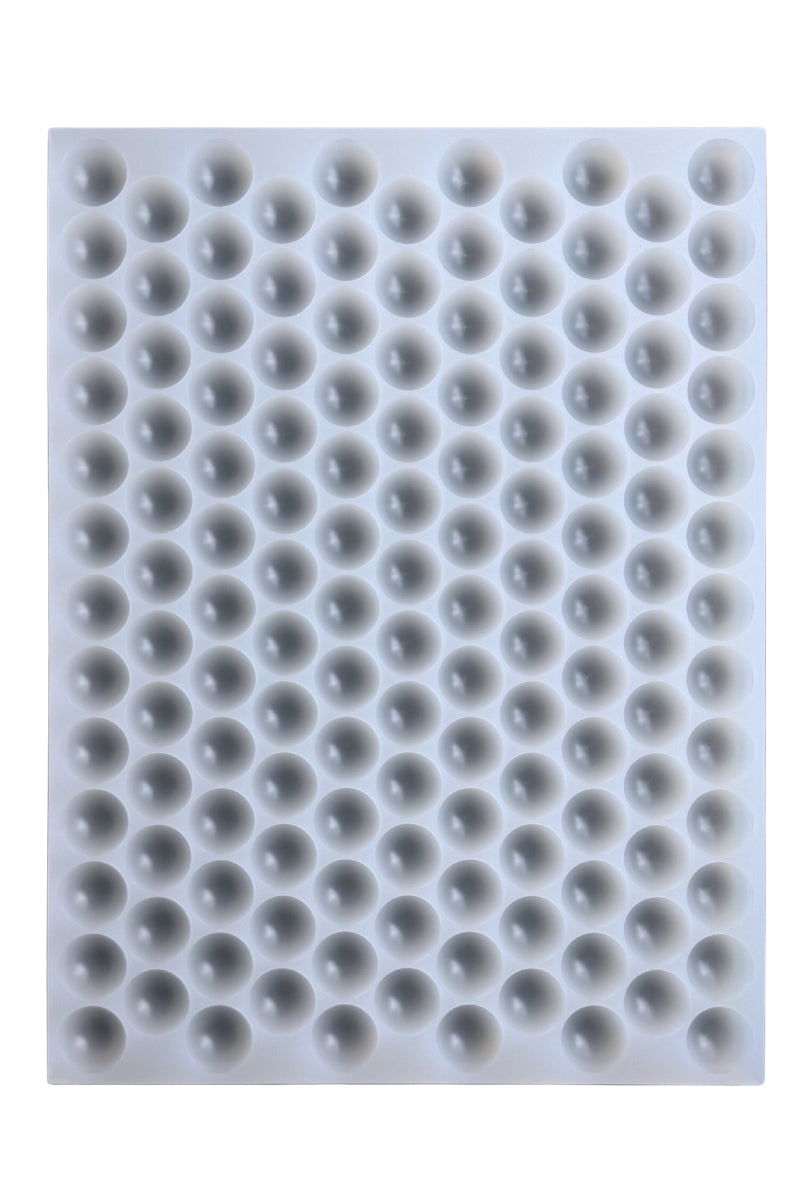 6 mL Bon Bon Gummy Mold - Sharp Half Sheet - 138 Cavities