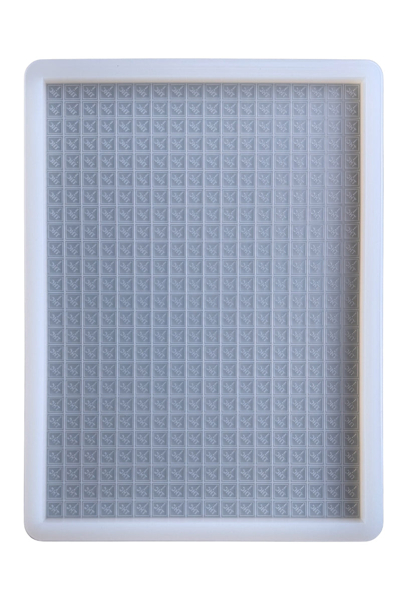 3 mL Square Gummy Slab Mold - CO, OH, NM & FL THC Logo Mold - Half Sheet - 1 Large Cavity (450 Candies)