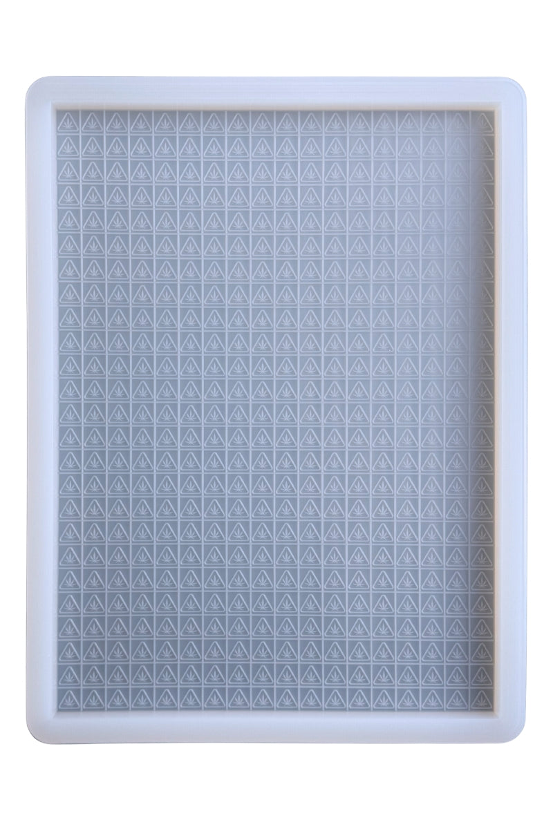3 mL Square Gummy Slab Mold - NJ THC Logo Mold - Half Sheet - 1 Large Cavity (450 Candies)
