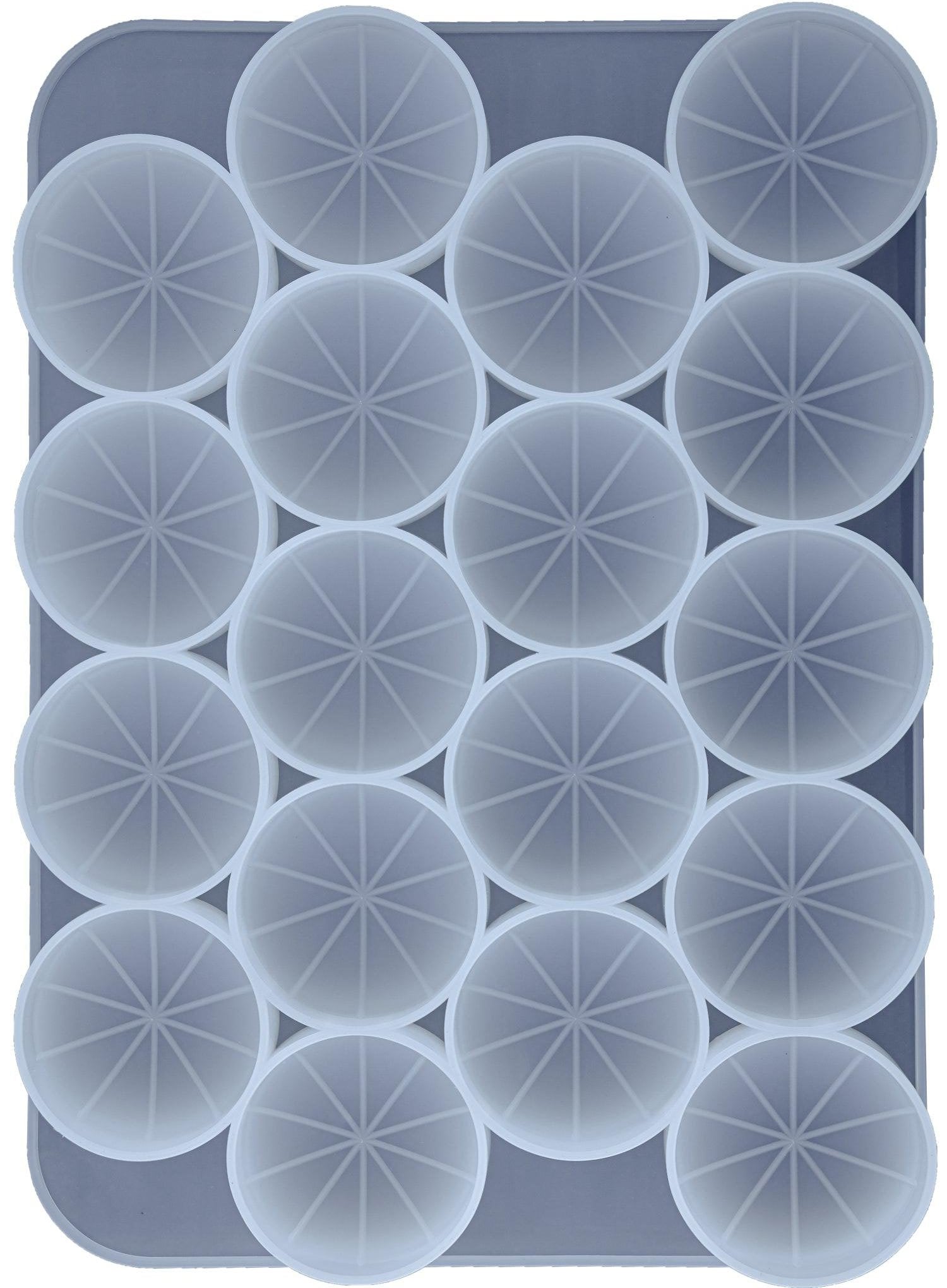 80 mL Cookie Multidose Gummy Mold - Half Sheet - 18 Cavities