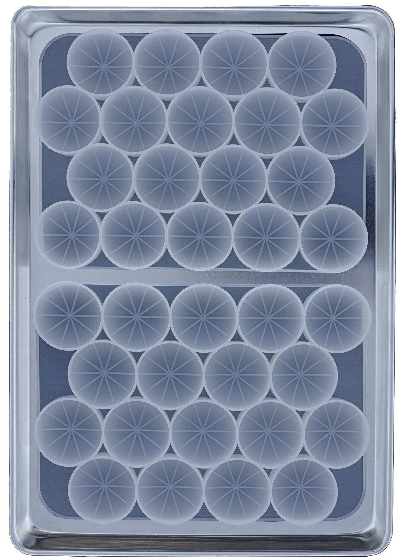 80 mL Cookie Multidose Gummy Mold - Half Sheet - 18 Cavities