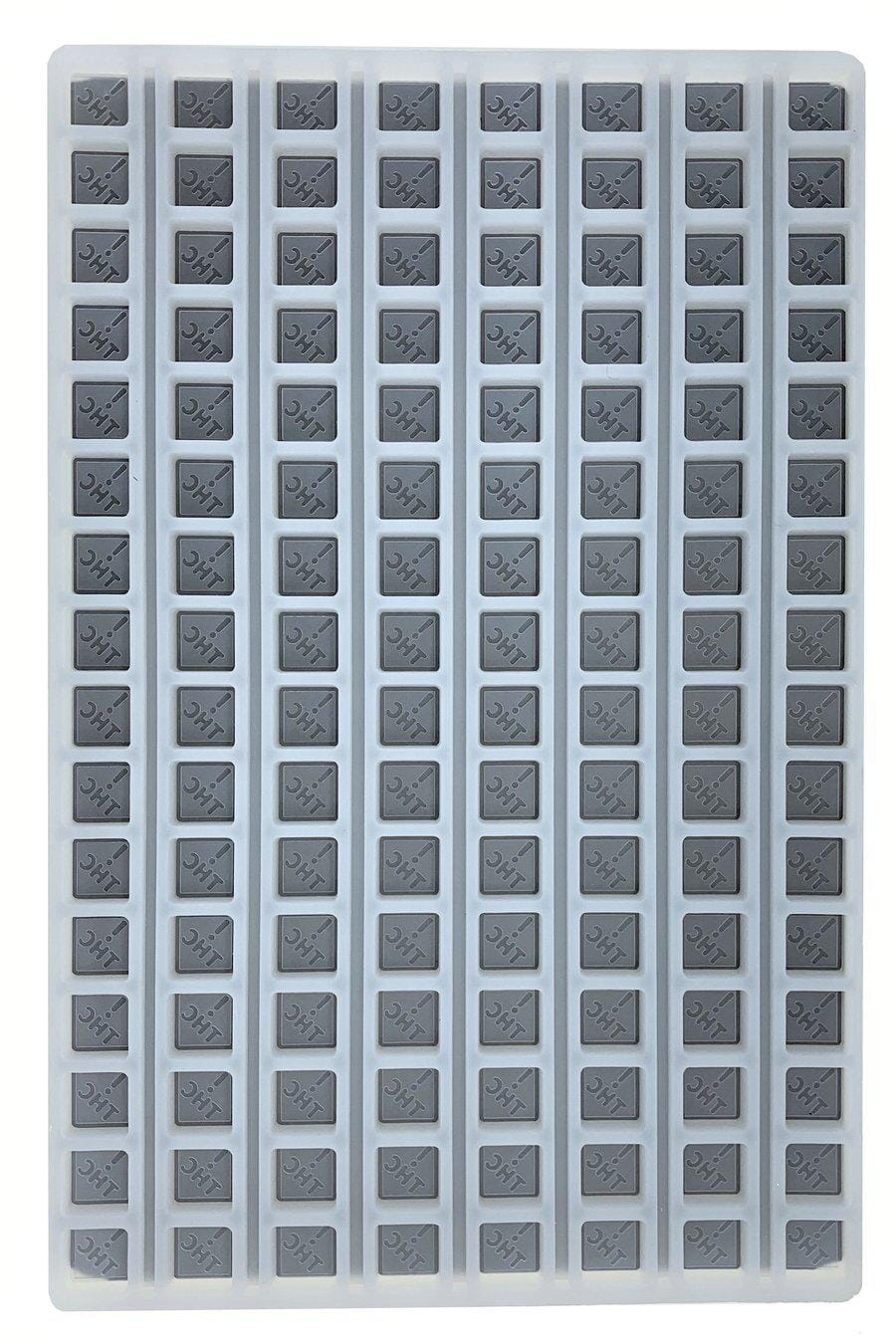 View of a 4 mL Colorado, Ohio, New Mexico, and Florida Compliant Symbol Gummy mold for Edibles perfect for Universal depositors. This precision, food grade silicone mold makes accurate doses with a state compliant symbol on top - overhead view
