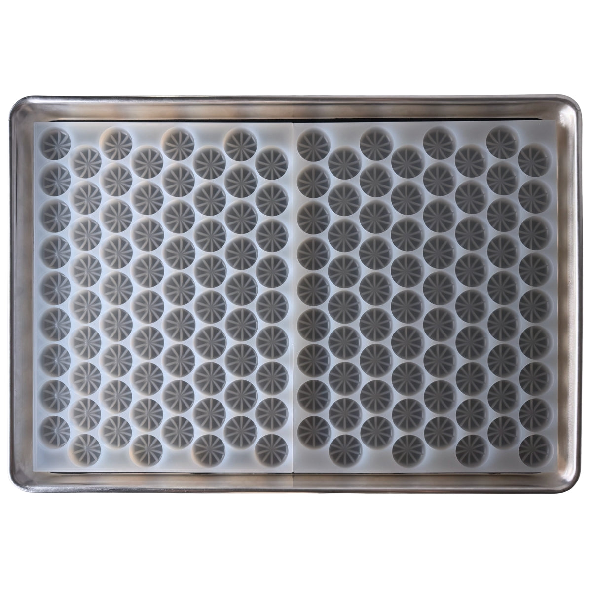 13 mL Pie Multidose Gummy Mold - Half Sheet - 72 Cavities
