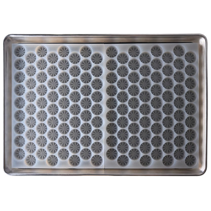 13 mL Pie Multidose Gummy Mold - Half Sheet - 72 Cavities