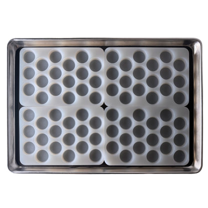 17 mL Butter Cup Gummy Mold - Quarter Sheet - 18 Cavities