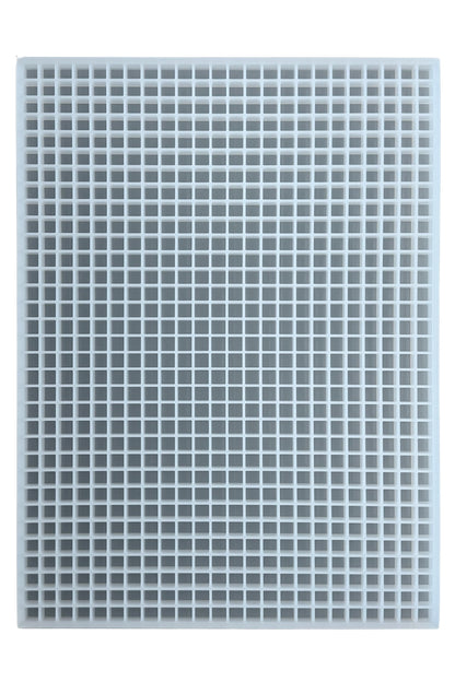 1ml cube silicone mold – sharp half-sheet layout, platinum-cured food-grade silicone for confectionery and food production. 