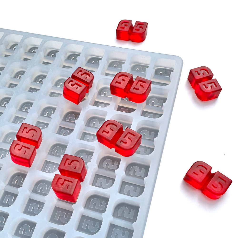 2.3mL 5MG Breaker/Multi-dose silicone mold.