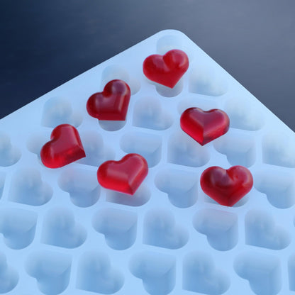 2.5mL Heart Gummy Mold - Half Sheet - 224 Cavities