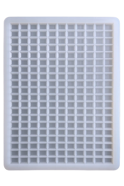 2 mL Gem Square Gummy Slab Mold - Half Sheet - 220 Cavities