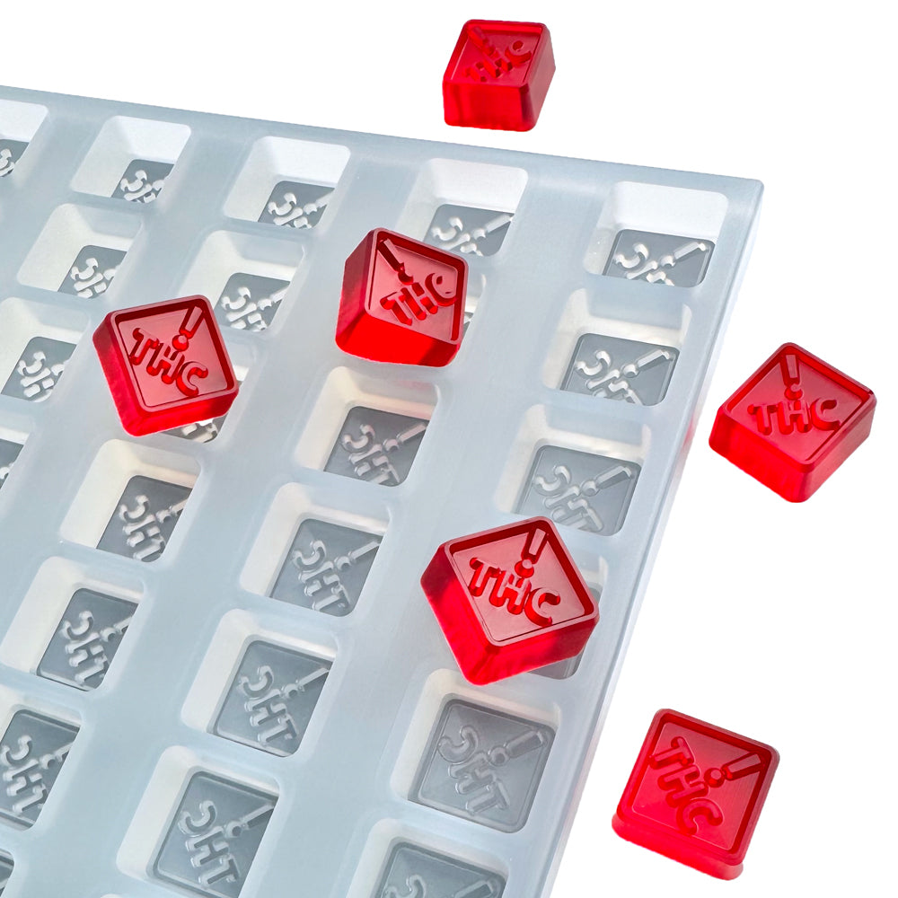 3.5mL Easy Flow square gummy depositor silicone mold designed for large-scale gummy production, copacker manufacturing, automated depositor machine operation, and retail gummy distribution.