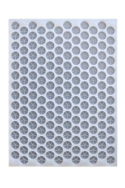 3.5 mL Disc Breaker Gummy Mold - Sharp Half Sheet - 168 Cavities