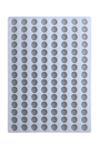 3 mL MA, ME, & RI State Circle & Disc Gummy Mold - Depositor - 120 cavities