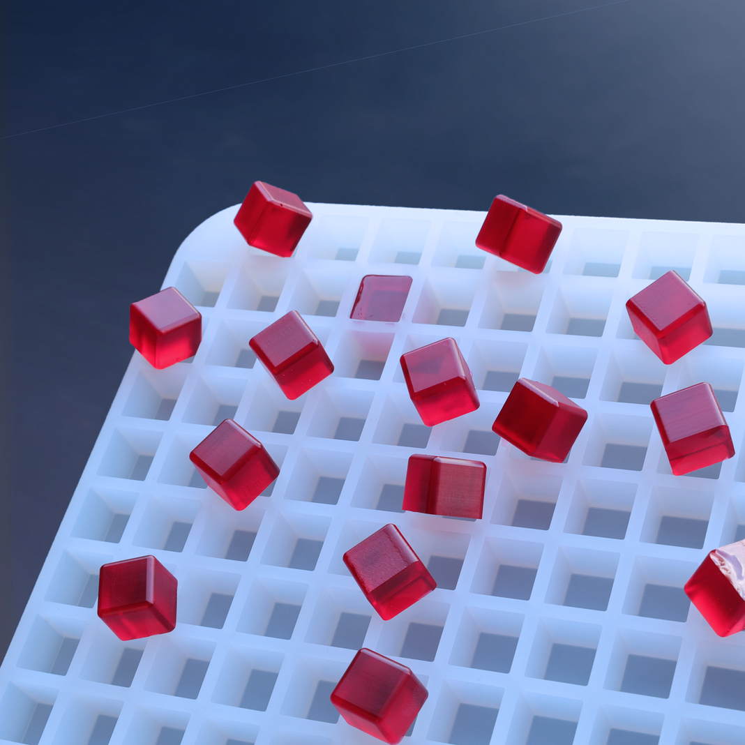  2.5 mL Square Mold - Half Sheet - 387 cavity