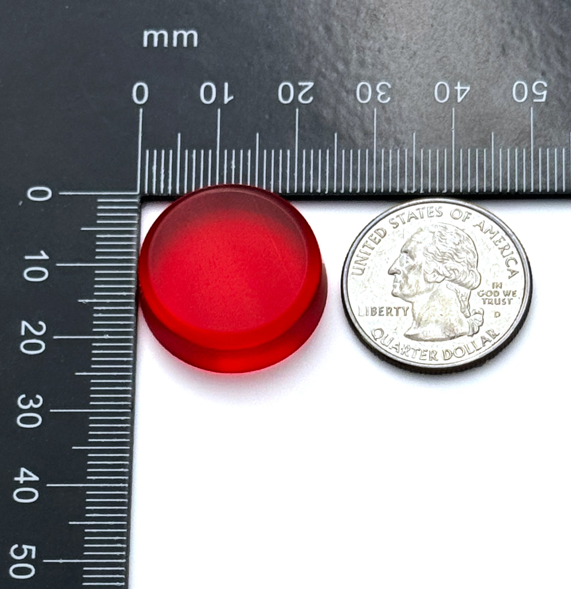 3 mL Circle & Disc Gummy Mold - Sharp Half Sheet - 195 Cavities