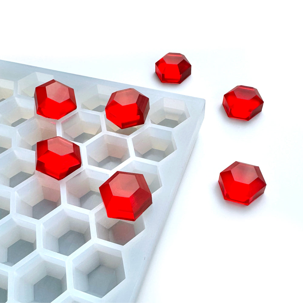 3 ml Hexagon Silicone Mold for making gummies and chocolates