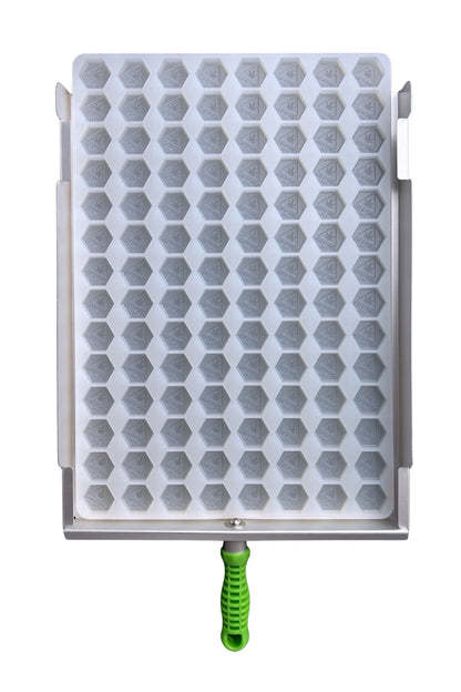 4.6 mL Hexagon Gummy Mold - MA, ME & RI THC Logo Mold - Universal Depositor - 112 Cavities