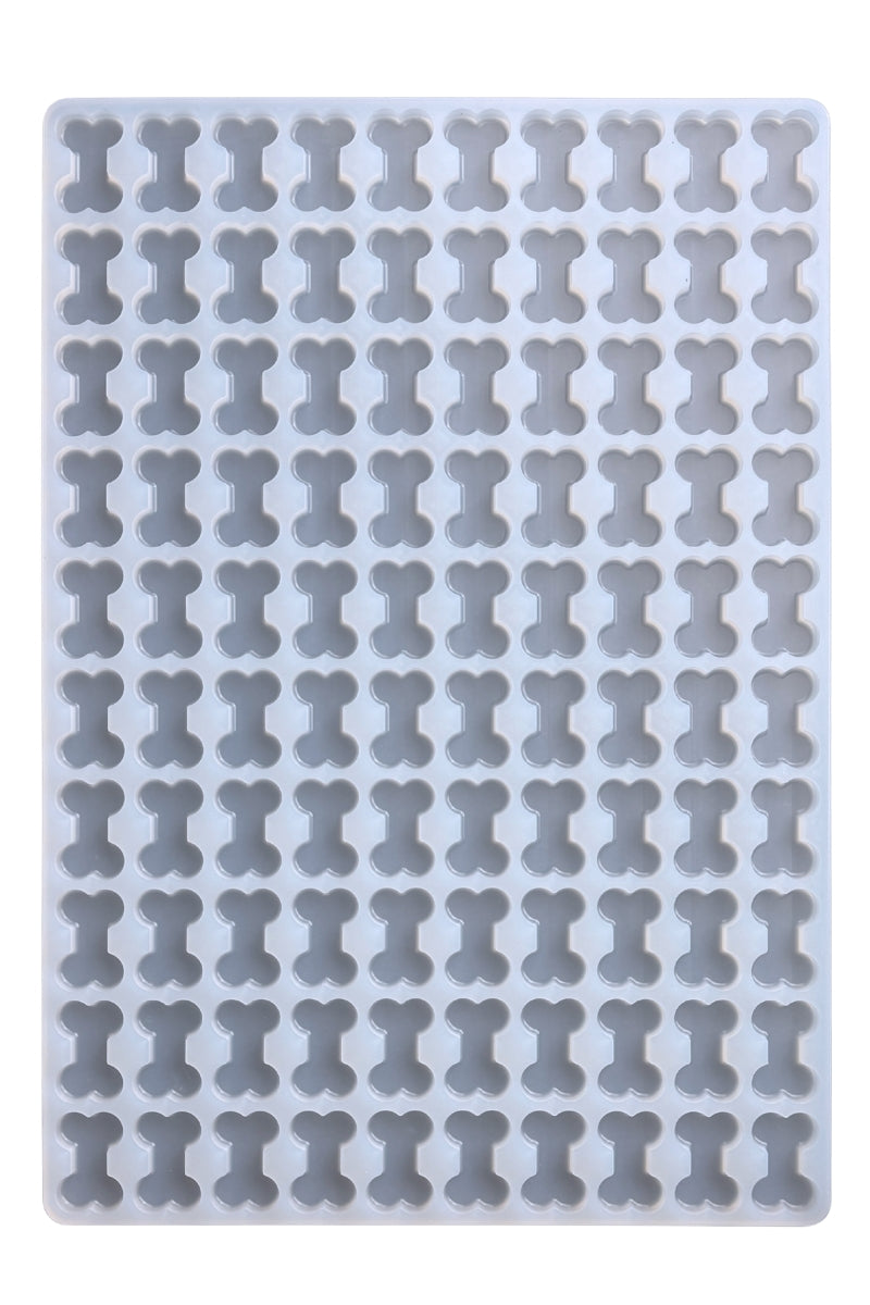 4.4 mL Bone & Dog Treat Gummy Mold - Half Sheet - 100 Cavities