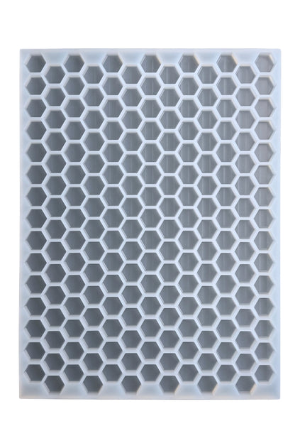 4 mL Hexagon Gummy Mold - Sharp Half Sheet - 195 Cavities