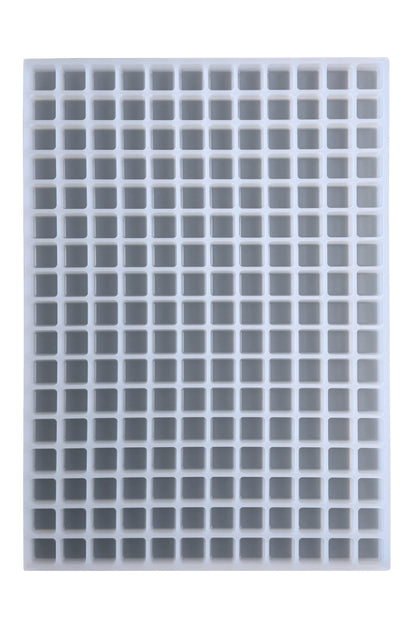 4 mL Square Gummy Mold - Sharp Half Sheet - 204 Cavities