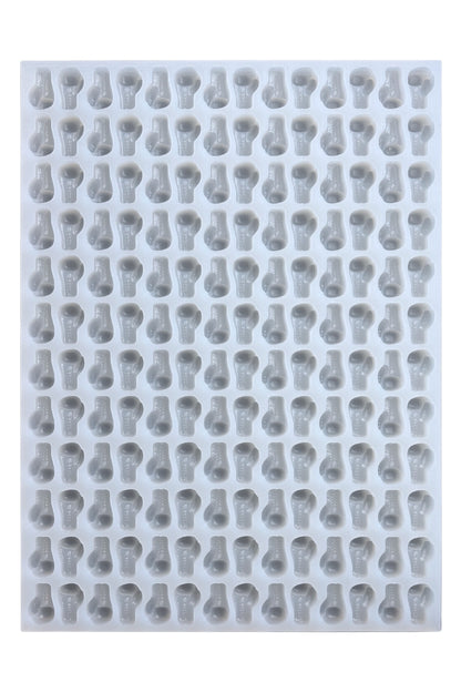 4 mL Boxing Gloves Gummy Mold - Sharp Half Sheet - 168 Cavities