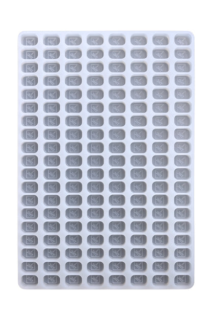 4 mL Brick Gummy Mold - CO, OH, NM & FL THC Logo Mold - Depositor - 152 Cavities