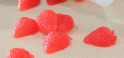 4 mL Strawberry Gummy Mold - Quarter Sheet - 72 Cavities