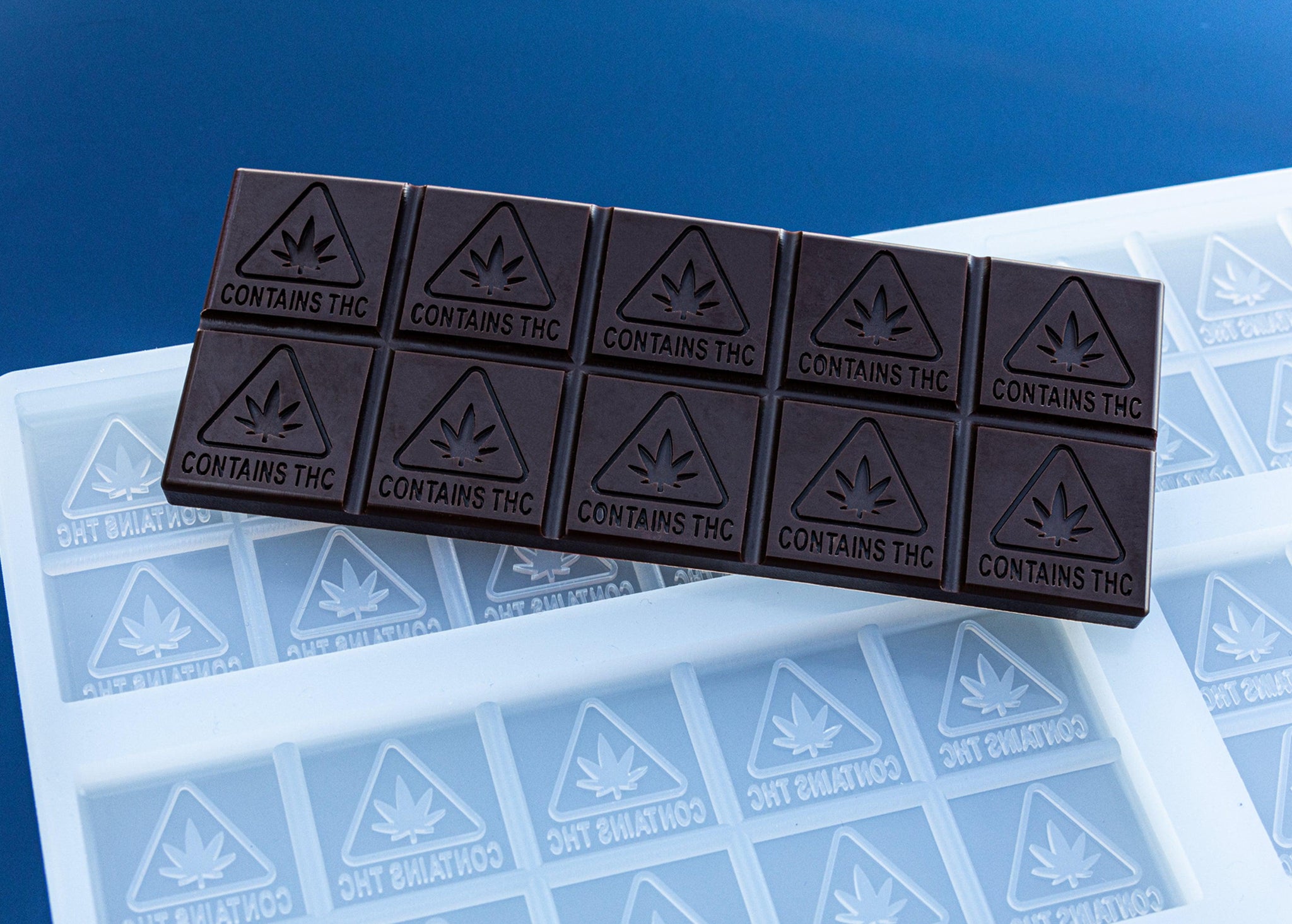 40 mL Chocolate Bar Mold - Michigan State Logo - Quarter Sheet Mold - 6 Chocolate Bar Cavities
