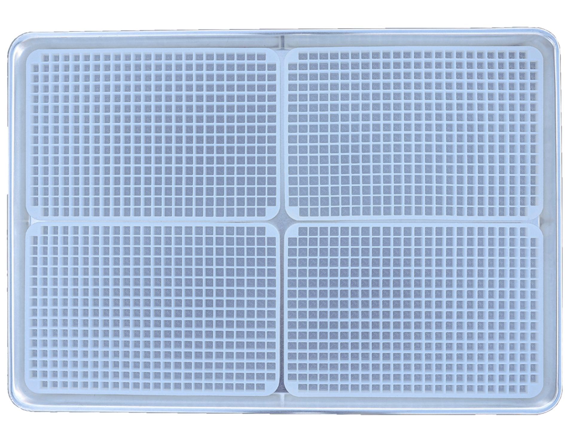 1.3 mL Cube / Square Mold - No Logo - Quarter Sheet Mold - 380 Cavity
