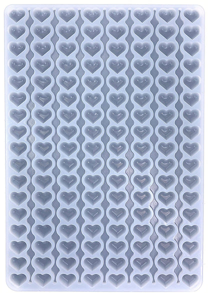 2.5mL Heart Gummy Mold - Universal Depositor - 136 Cavities