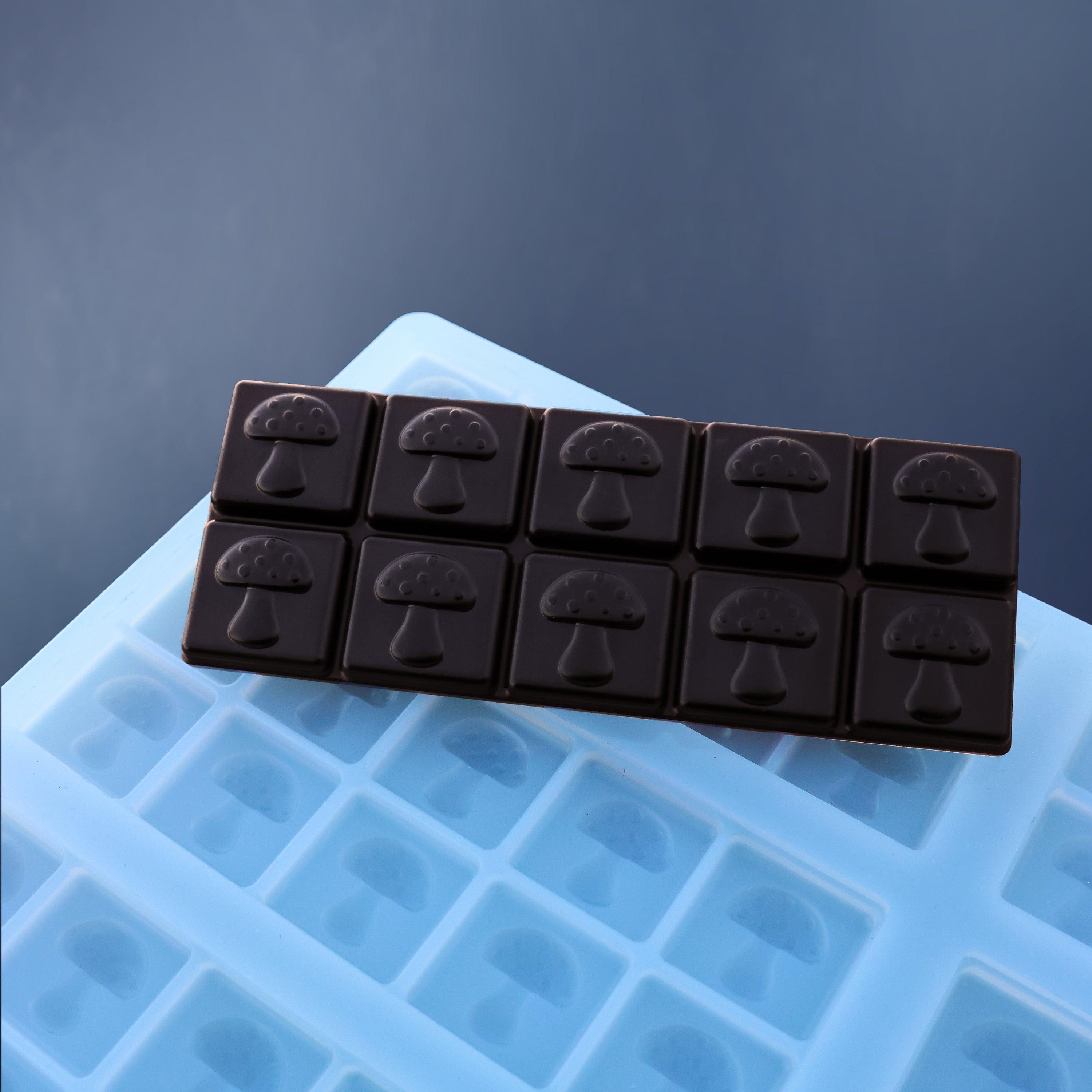 PolkaDot Chocolate Molds 15pc chocolate bar mold-Polkadot, Mushroom symbol  – Mylar Bags By Black Unicorn Hub