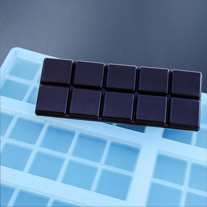 50 mL Chocolate Bar Mold - Quarter Sheet - 6 Bars