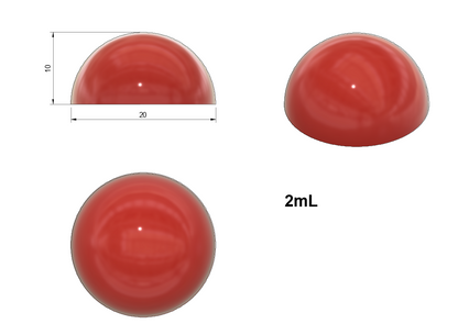 2mL Bon Bon Gummy Mold - Half Sheet - 262 Cavities