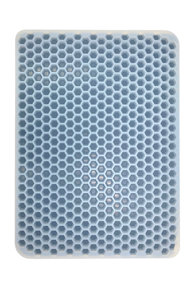 1 mL Hexagon Gem Mold - Half Sheet - 478 cavity